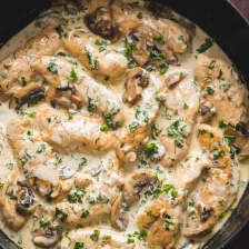 Creamy Herb Mushroom Chicken Recipe Page