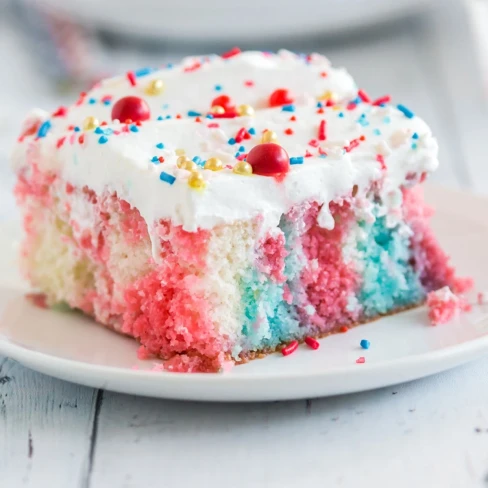 4th of July Poke Cake Image