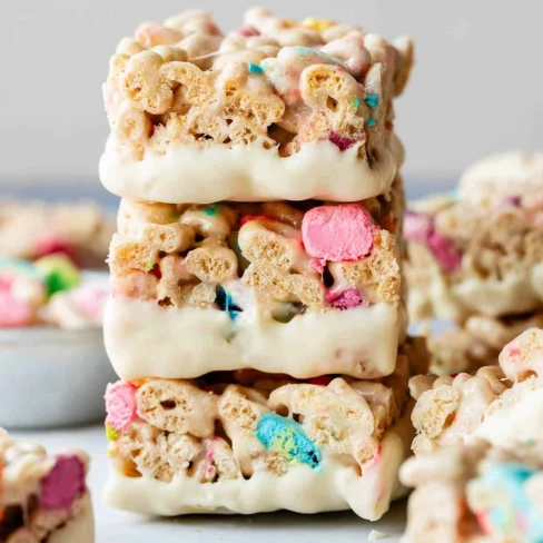 White Chocolate Lucky Charms Treats Image