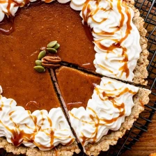 Spiced Pumpkin Tart Recipe Page