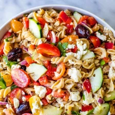 Greek Pasta Salad Recipe Page