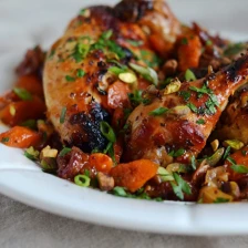 Sweet &amp; Spicy Roast Chicken with Carrots, Dates &amp; Pistachios Recipe Page