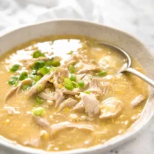 Chinese Chicken and Corn Soup Recipe Page