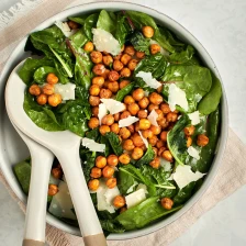 Crispy Chickpea Power Greens Salad Recipe Page