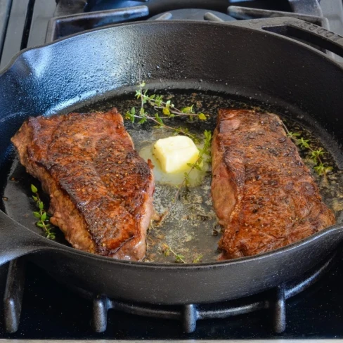 Pan-Seared Steaks Image