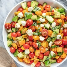 Caprese Avocado Salad Recipe Page