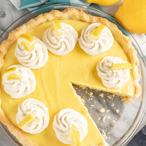 Old Fashioned Creamy Lemon Pie Image