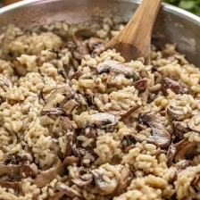 Easy Mushroom Risotto Recipe Page