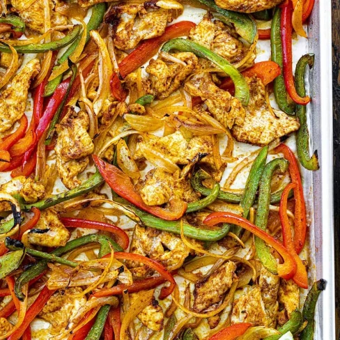 Sheet Pan Chicken Fajitas Image