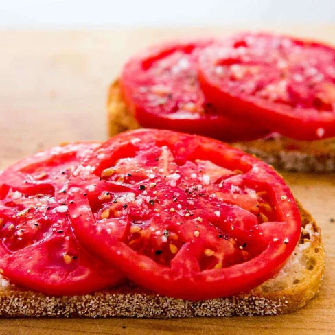 Tomatoes On Toast Image