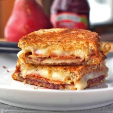 Bacon, Pear, And Raspberry Grilled Cheese Recipe Page