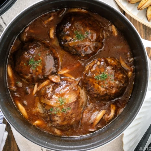 Japanese Stewed Hamburger Steak (Nikomi Hambagu) Image