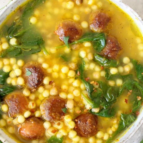 Vegan Italian Wedding Soup-3 Image