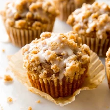 Pumpkin Crumb Cake Muffins Recipe Page