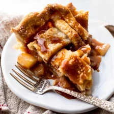 Caramel Pear Pie Recipe Page