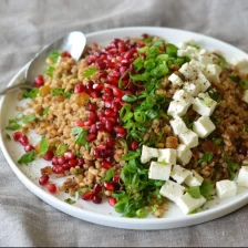 Egyptian Barley Salad with Pomegranate Vinaigrette Recipe Page