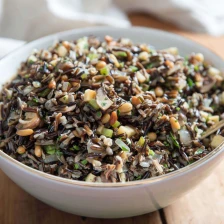 Wild Rice Salad With Mushrooms, Celery Root, and Pine Nuts Recipe Recipe Page