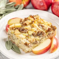 Sausage And Apple Breakfast Strata Recipe Page