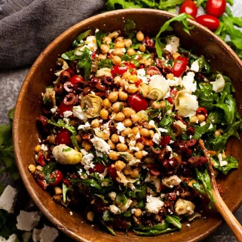 Antipasto chickpea salad Image