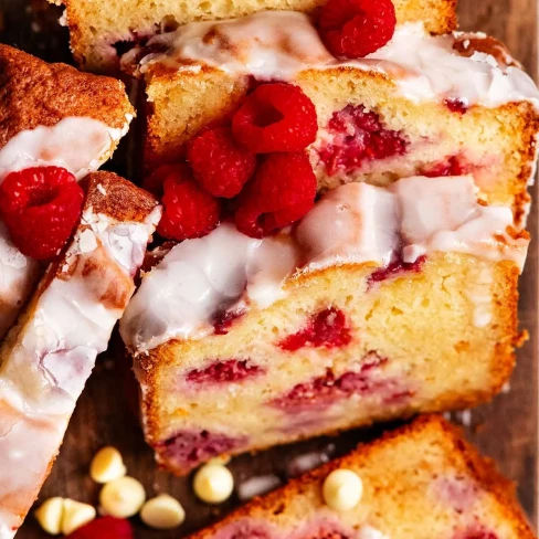 White Chocolate Raspberry Loaf Image