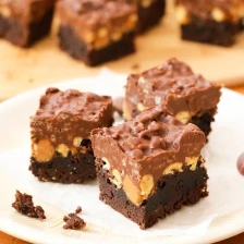 Peanut Butter Cup Crunch Brownies Recipe Page