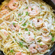 Creamy Shrimp Pasta Recipe (VIDEO) Recipe Page