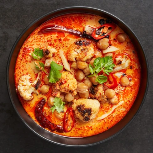 Roasted Cauliflower Chickpea Red Curry | Marion&#039;s Kitchen Image