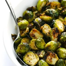 Miso Roasted Brussels Sprouts Recipe Page