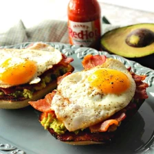 Avocado Toast With Bacon And Egg Recipe Page
